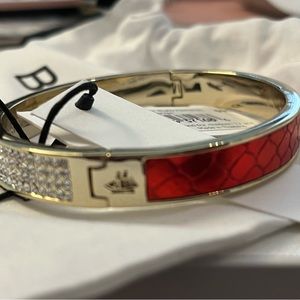 NIB Brahmin Ruby Fairhaven Split Crystal Bangle